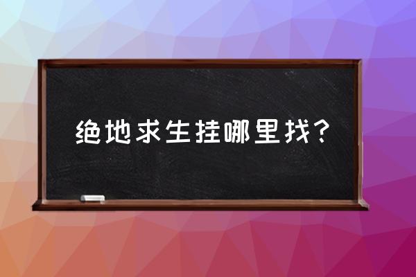 绝地求生小熙是不是挂 绝地求生挂哪里找？