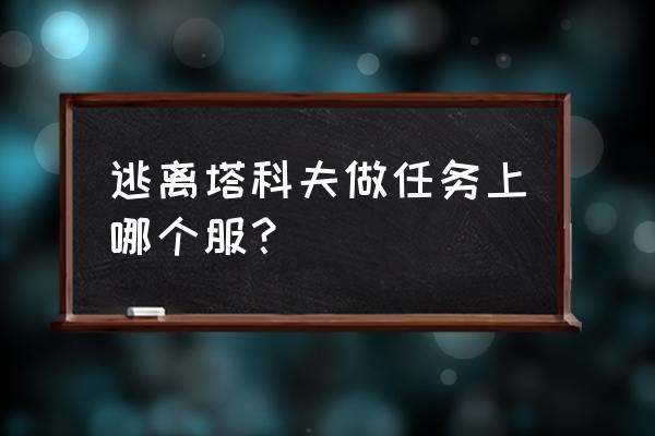 逃离塔科夫单机怎么启动服务器 逃离塔科夫做任务上哪个服？