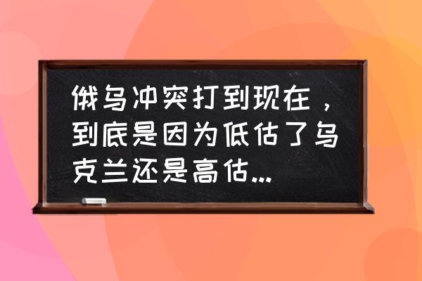 王者荣耀刘禅核爆流 俄乌冲突打到现在，到底是因为低估了乌克兰还是高估了俄罗斯？