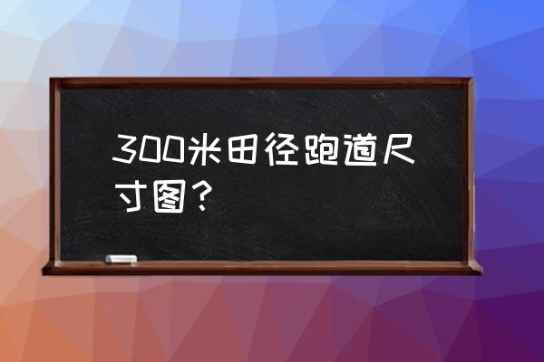 运动员奔跑的简笔画 300米田径跑道尺寸图？