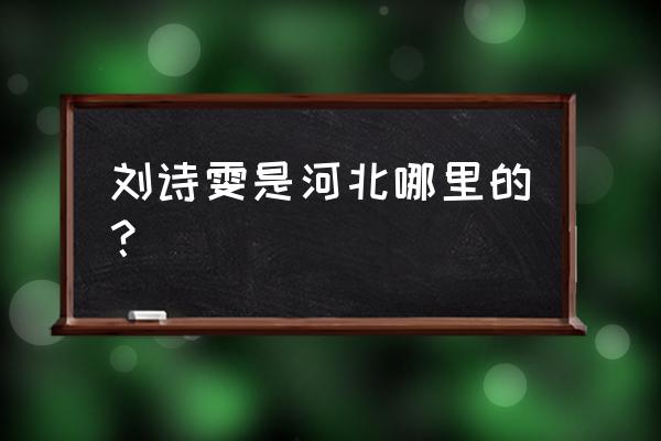 2019年5月3日乒乓球挑战赛 刘诗雯是河北哪里的？