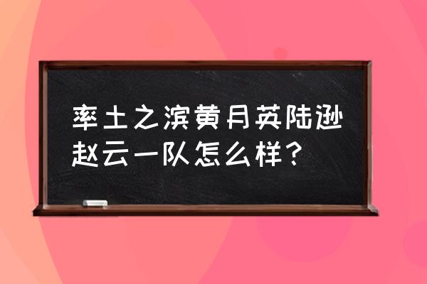 率土之滨法师伤害排行 率土之滨黄月英陆逊赵云一队怎么样？