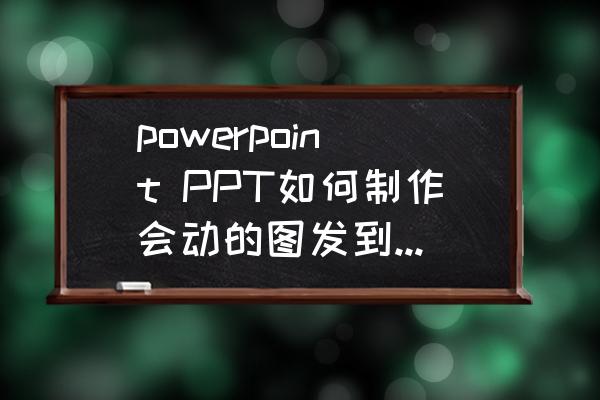 ppt怎么做花朵左右摆动 powerpoint PPT如何制作会动的图发到微信上？