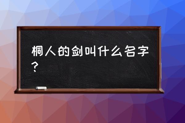 刀剑神域黑衣剑士单机版怎么弄 桐人的剑叫什么名字？